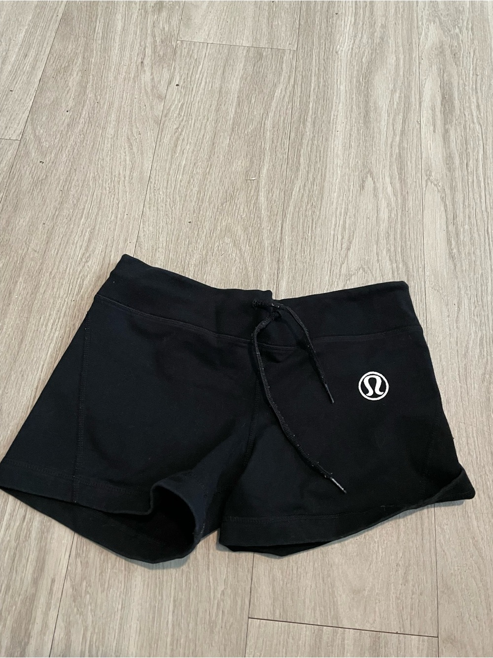 lululemon athletica Black Women's Athletic Shorts with Logo
